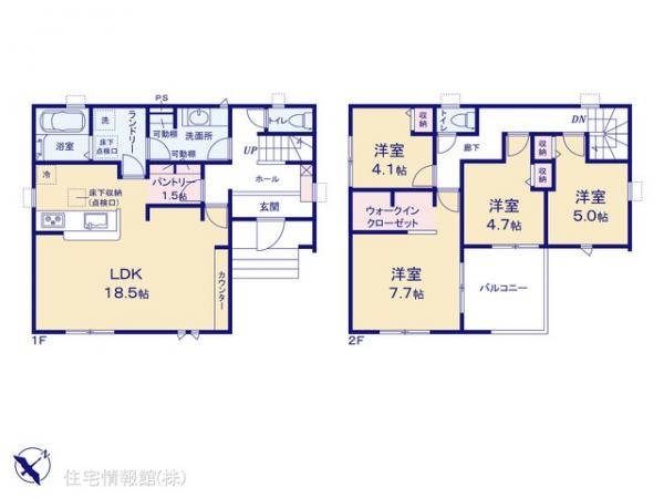 新築戸建 埼玉県さいたま市岩槻区大字金重109-205 東武野田線岩槻駅 3,490万円
