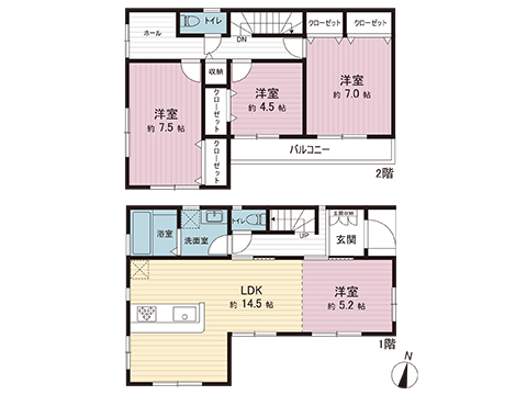 中古戸建 海老名市門沢橋３丁目 JR相模線門沢橋駅 2,999万円
