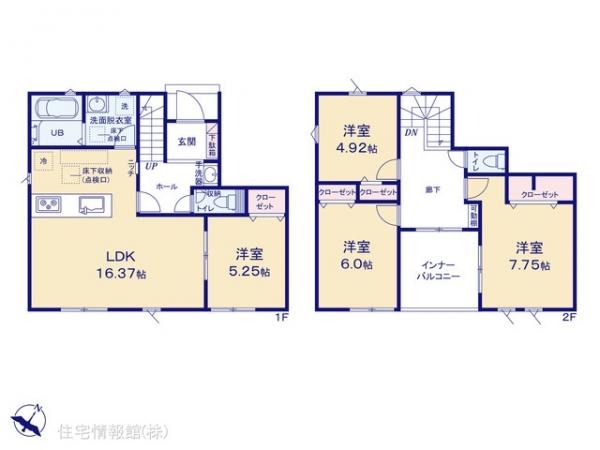 新築戸建 埼玉県川越市砂新田６丁目 東武東上線新河岸駅 3,680万円