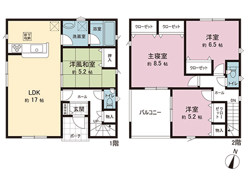 新築戸建 足柄上郡開成町中之名 小田急線開成駅 2,880万円
