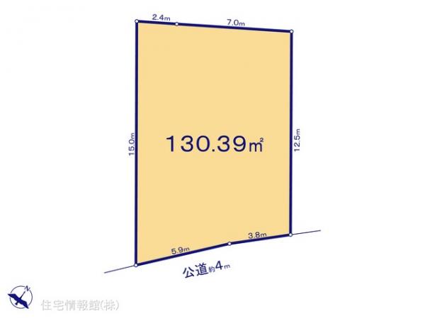 土地 埼玉県川越市大字小室15-1 東武東上線川越市駅 2,990万円