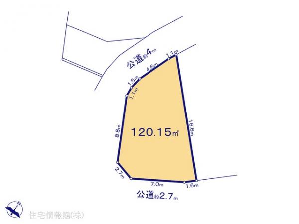 土地 埼玉県川越市大字小室15-1 東武東上線川越市駅 2,790万円