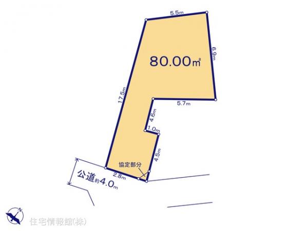 土地 神奈川県相模原市南区上鶴間本町２丁目3008-6 JR横浜線町田駅 4,250万円