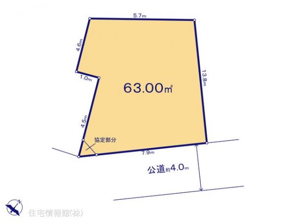 土地 神奈川県相模原市南区上鶴間本町２丁目3008-6 JR横浜線町田駅 4,450万円