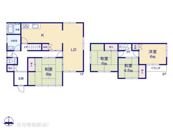 中古戸建 千葉県市原市椎の木台１丁目8-10 JR内房線姉ヶ崎駅 1,180万円