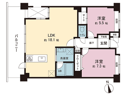 中古マンション 川崎市多摩区西生田４丁目 小田急線読売ランド前駅 3,980万円