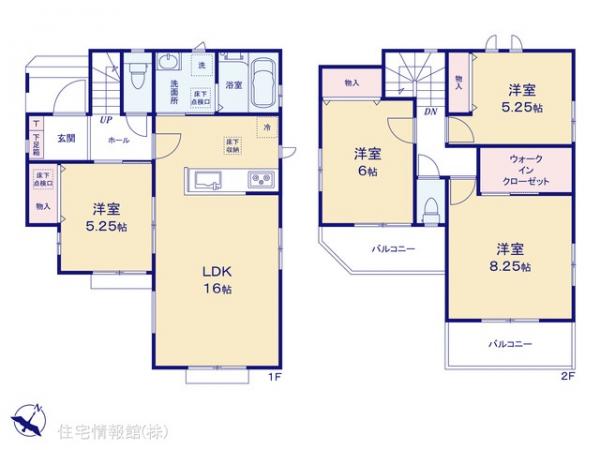 新築戸建 千葉県船橋市大穴北２丁目588-53 京成松戸線三咲駅 2,990万円
