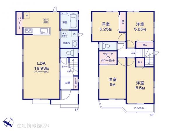 新築戸建 千葉県船橋市大穴北２丁目588-53 京成松戸線三咲駅 3,490万円