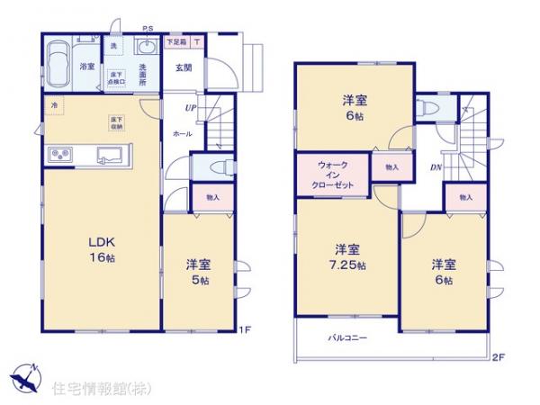 新築戸建 千葉県船橋市大穴北２丁目588-53 京成松戸線三咲駅 3,690万円