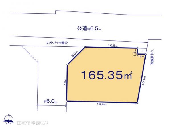土地 千葉県船橋市二和西５丁目124 京成松戸線二和向台駅 2,250万円
