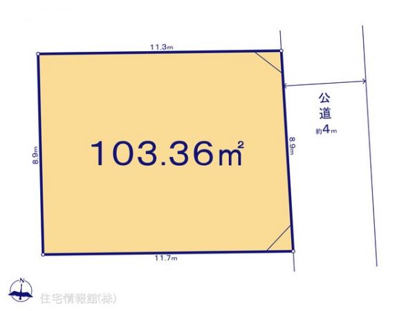 土地 東京都世田谷区粕谷３丁目15-27 京王線千歳烏山駅 8,780万円