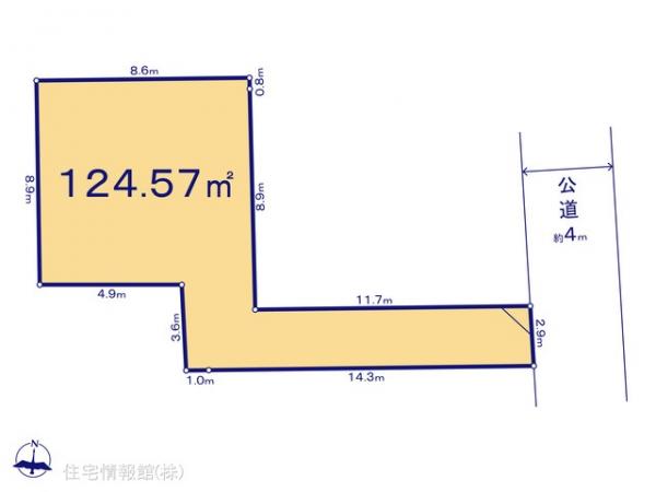 土地 東京都世田谷区粕谷３丁目15-27 京王線千歳烏山駅 8,380万円