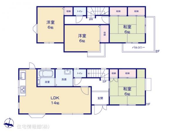 中古戸建 千葉県鎌ケ谷市道野辺1029-16 東武野田線馬込沢駅 1,999万円