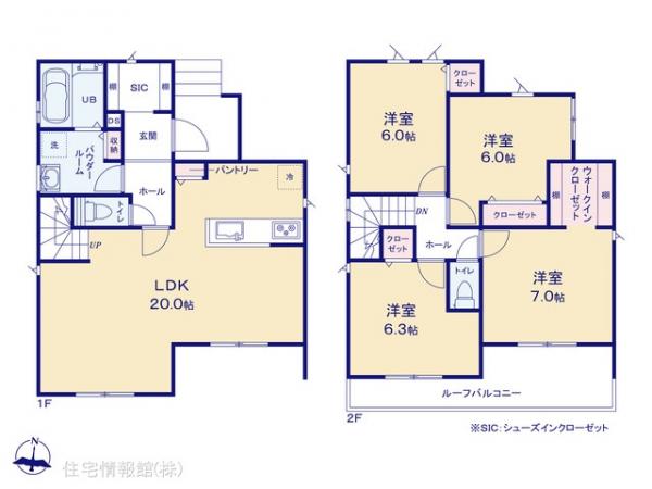新築戸建 神奈川県横浜市栄区上之町1157-22 JR根岸線港南台駅 5,290万円