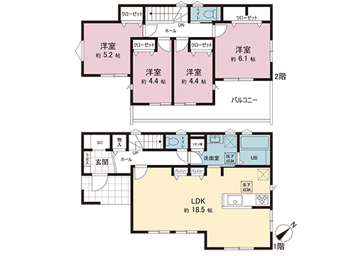 新築戸建 横須賀市湘南鷹取３丁目 京急本線追浜駅 4,680万円