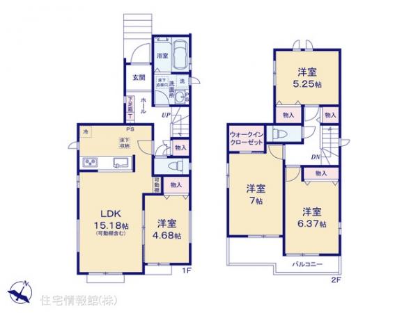 新築戸建 千葉県市川市本北方３丁目19-3 京成本線京成中山駅 5,090万円