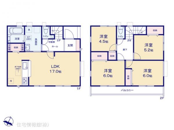 新築戸建 千葉県市川市菅野４丁目6-23 京成本線菅野駅 7,390万円