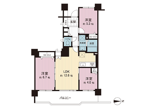 中古マンション 八王子市寺町 JR中央線八王子駅 4,390万円