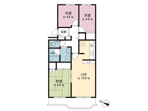中古マンション 相模原市南区相模大野２丁目 小田急線相模大野駅 2,195万円