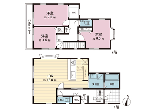 中古戸建 海老名市大谷南４丁目 小田急線海老名駅 3,380万円