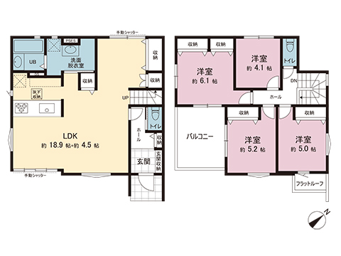 新築戸建 千葉市中央区松ケ丘町 京成千原線大森台駅 4,498万円