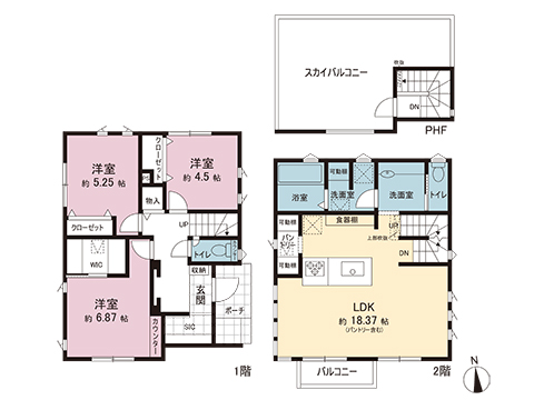 新築戸建 藤沢市天神町２丁目 小田急江ノ島線六会日大前駅 6,080万円