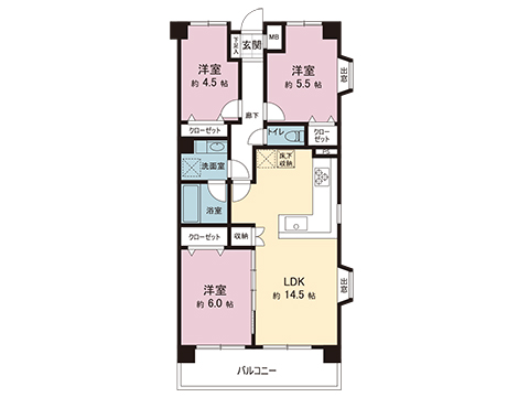 中古マンション 相模原市中央区相模原３丁目 JR横浜線相模原駅 3,380万円
