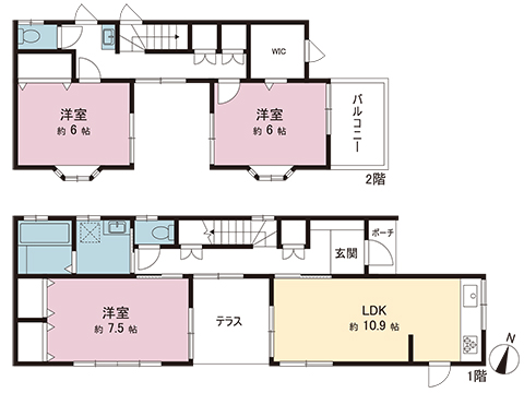 中古戸建 ふじみ野市大井中央２丁目 東武東上線ふじみ野駅 2,980万円