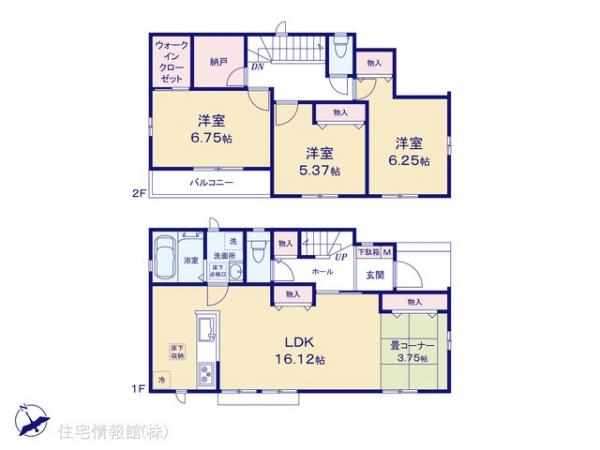 新築戸建 千葉県市川市曽谷１丁目4-14 JR中央・総武線本八幡駅 4,490万円