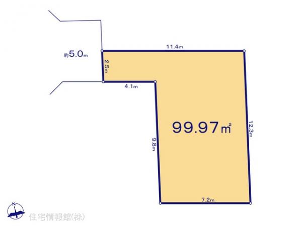 土地 東京都東久留米市前沢３丁目5-24 西武新宿線花小金井駅 2,480万円