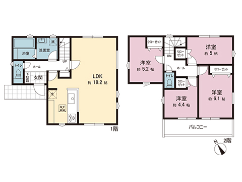 新築戸建 藤沢市本藤沢３丁目 小田急江ノ島線藤沢本町駅 4,899万円