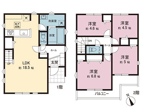 新築戸建 藤沢市本藤沢３丁目 小田急江ノ島線藤沢本町駅 4,799万円