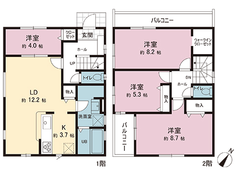 新築戸建 羽村市小作台５丁目 JR青梅線小作駅 4,490万円