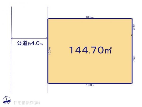 土地 神奈川県横浜市港北区高田西５丁目2615-121 横浜市営地下鉄グリーンライン東山田駅 5,999万円