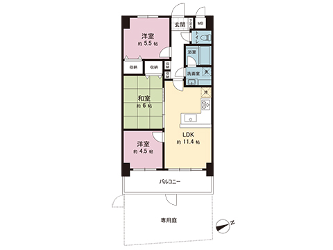 中古マンション 相模原市南区鵜野森３丁目 JR横浜線町田駅 3,980万円