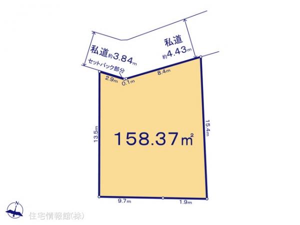土地 神奈川県横浜市港北区篠原台町256-15 東急東横線白楽駅 6,480万円