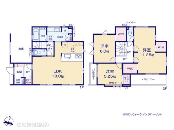 新築戸建 埼玉県川越市郭町２丁目21-18 西武新宿線本川越駅 4,298万円