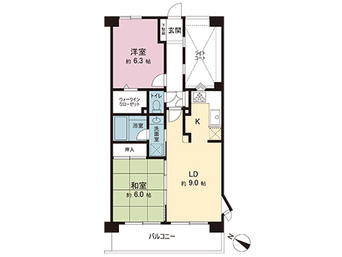 中古マンション 富士見市鶴瀬東２丁目 東武東上線鶴瀬駅 2,880万円