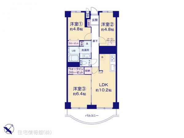 中古マンション 千葉県千葉市稲毛区小仲台４丁目3-18 JR総武本線稲毛駅 2,180万円