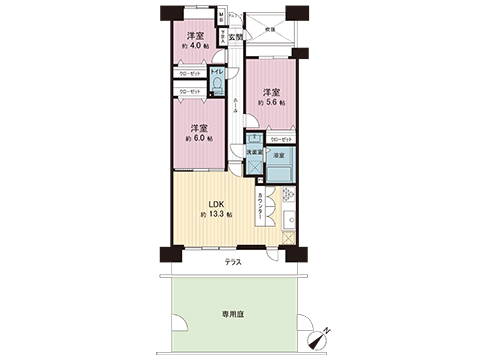 中古マンション 相模原市南区大野台６丁目 JR横浜線古淵駅 4,090万円