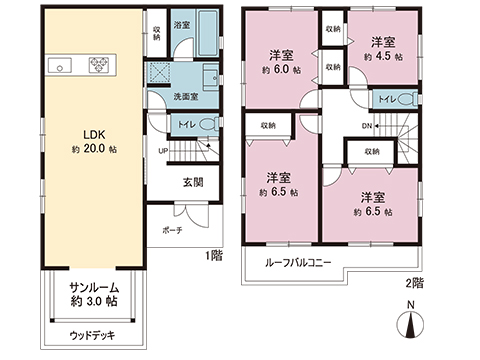 中古戸建 木更津市金田東１丁目 JR内房線巌根駅 3,580万円