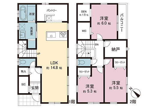 中古戸建 綾瀬市深谷南４丁目 小田急江ノ島線桜ヶ丘駅 3,399万円