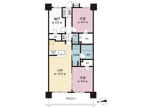 中古マンション 川崎市麻生区上麻生４丁目 小田急線新百合ヶ丘駅 5,199万円