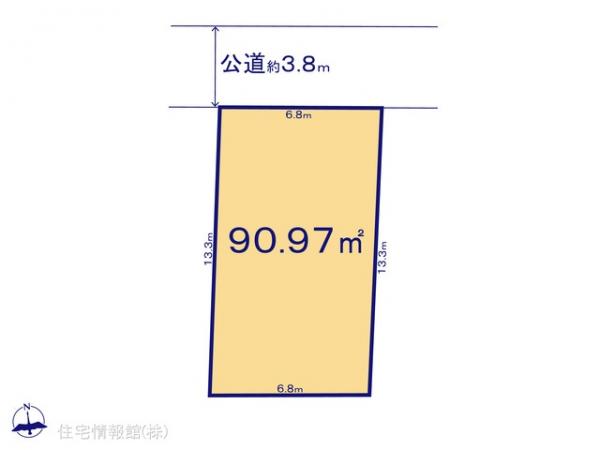 土地 東京都練馬区関町北３丁目453-132 西武新宿線東伏見駅 6,698万円