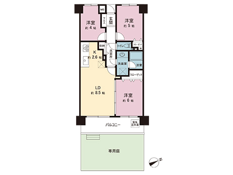 中古マンション 相模原市緑区大山町 JR横浜線橋本駅 2,680万円