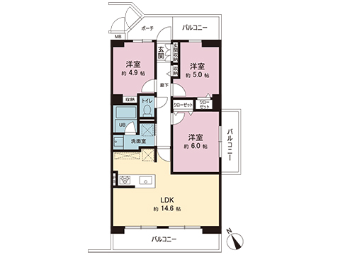 中古マンション 相模原市中央区相模原１丁目 JR横浜線相模原駅 2,998万円