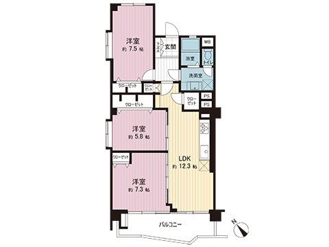 中古マンション 横浜市青葉区藤が丘２丁目 東急田園都市線藤が丘駅 3,790万円