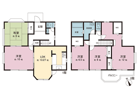 中古戸建 千葉市緑区あすみが丘９丁目 JR外房線土気駅 2,349万円