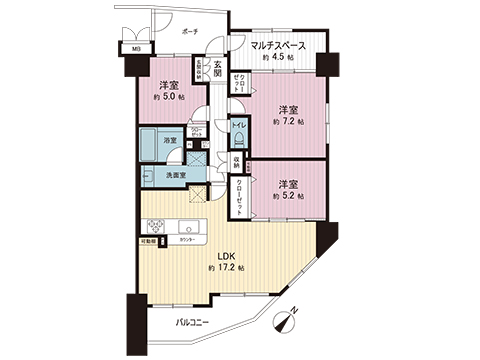 中古マンション 千葉市中央区登戸３丁目 京成千葉線西登戸駅 4,790万円