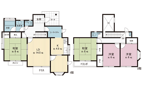 中古戸建 市原市ちはら台南６丁目 京成千原線ちはら台駅 2,380万円